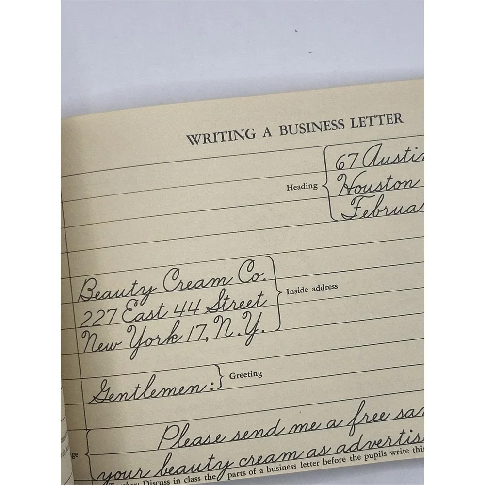 Vintage Noble's Better Handwriting for Everyone Book 6 – Unused Workbook